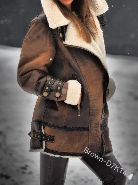 Thickened Faux Fur One-Piece Coat