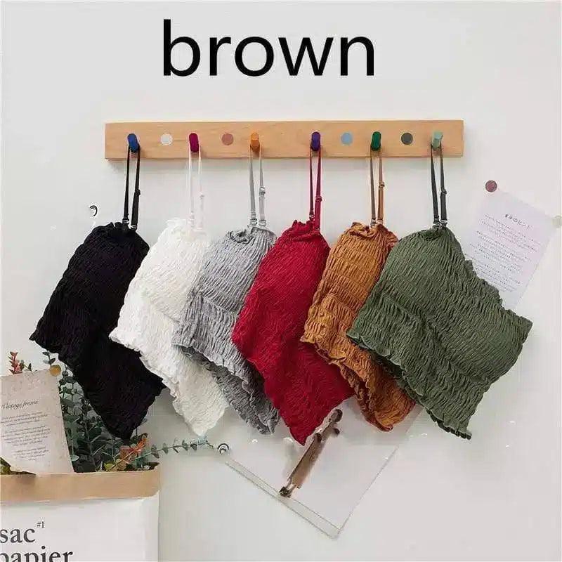 Woven Cotton Handbags with Durable Straps-Brown-6