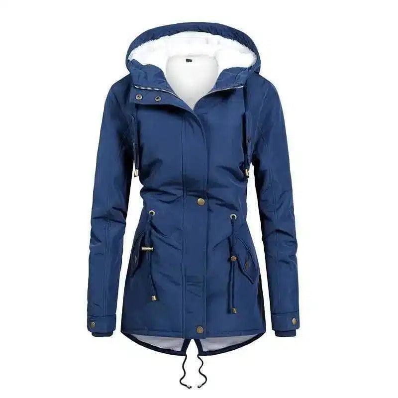 Stylish Commutable Coat for Every Occasion-Blue-4