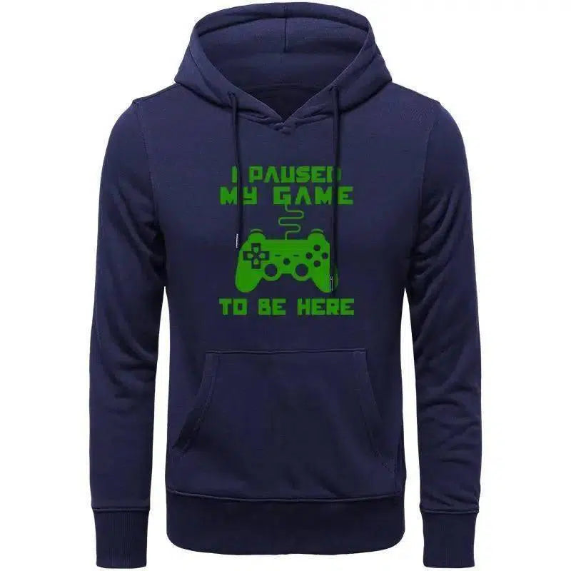 Custom Fashion Custom LOGO Casual Pullover Hoodie Sweatshirt-Blue green-16