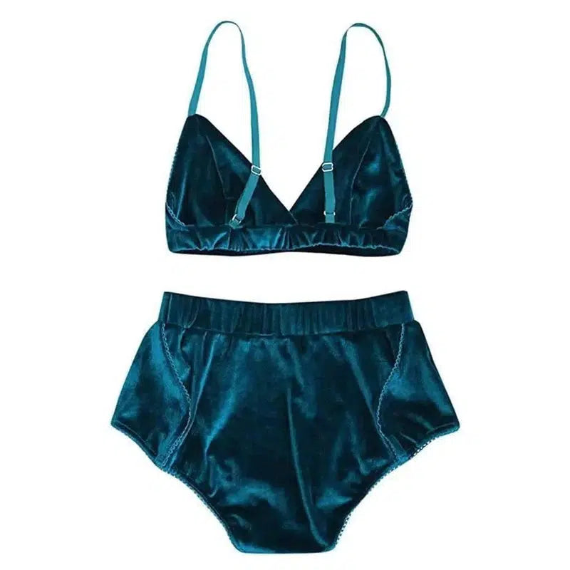 lingerie female summer bikini suit suit-Green-3