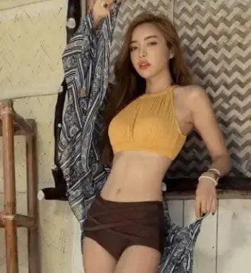Swimwear Women's Three-piece Slim Bikini Small-2