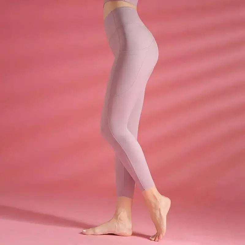 Yoga pants-Light Purple-10