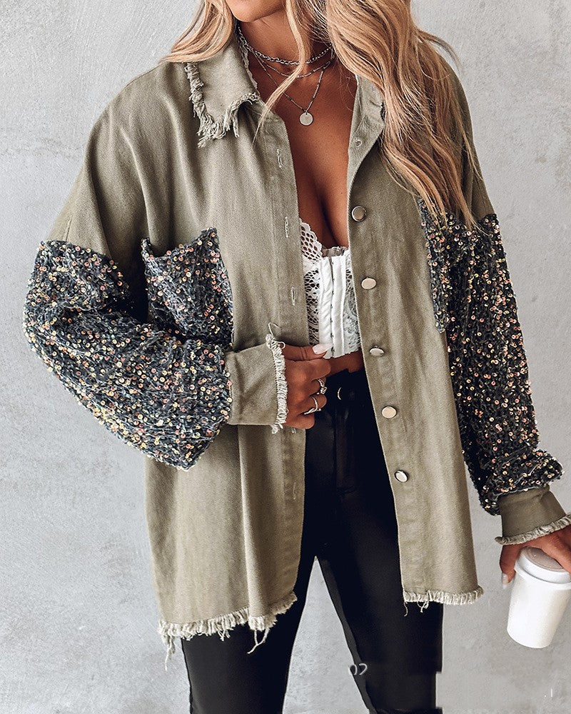 Seductive Serpentine Off-Shoulder Top