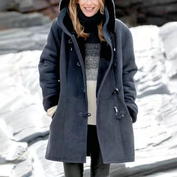 Mid-Length Windbreaker Coat