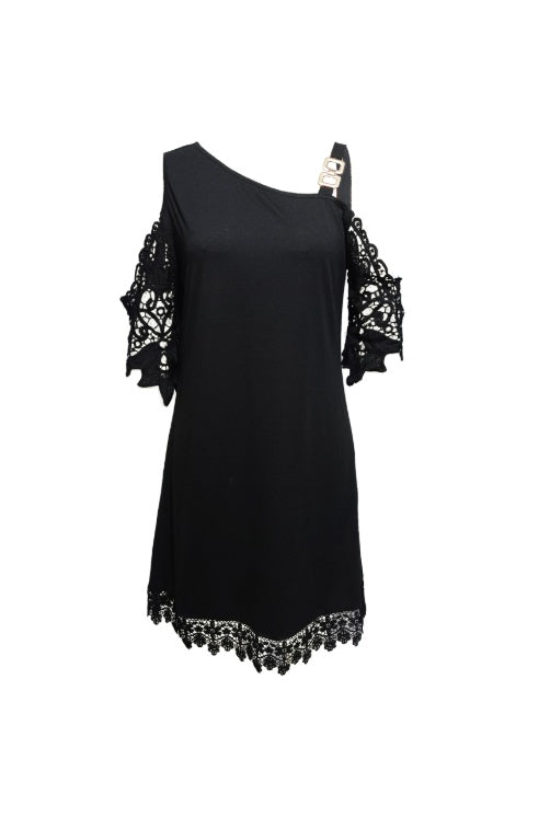 Ladies' Solid Color Off-Shoulder Tassel Dress | Chic and Trendy Style