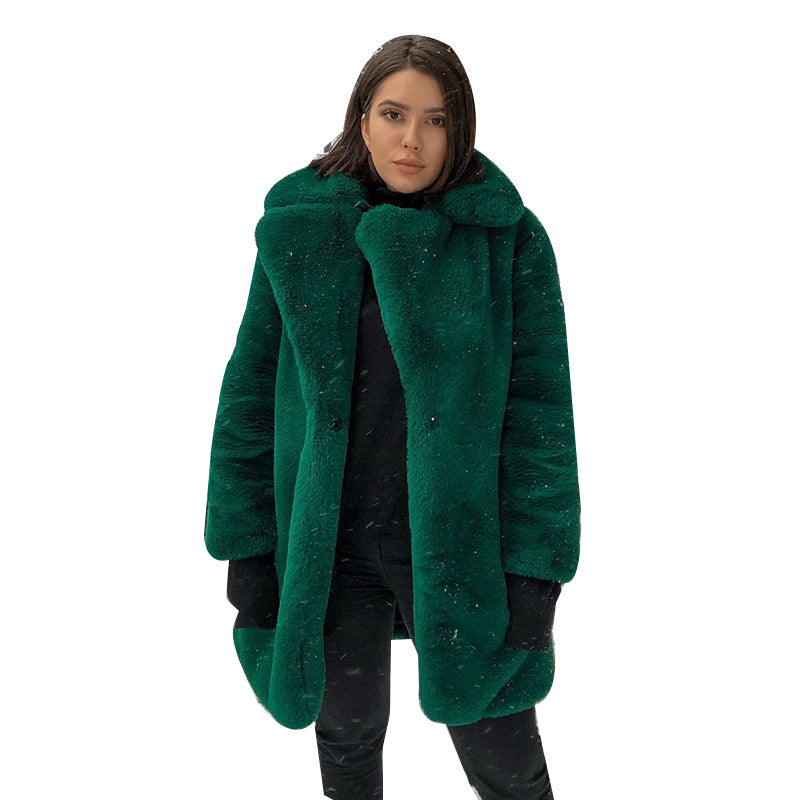 Effortless Warmth: Baggy Leisure Coat