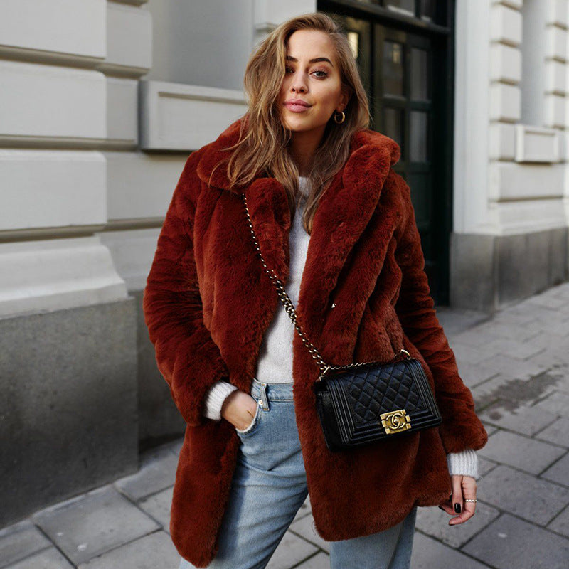 Effortless Warmth: Baggy Leisure Coat