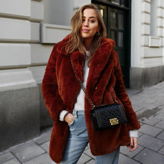 Effortless Warmth: Baggy Leisure Coat