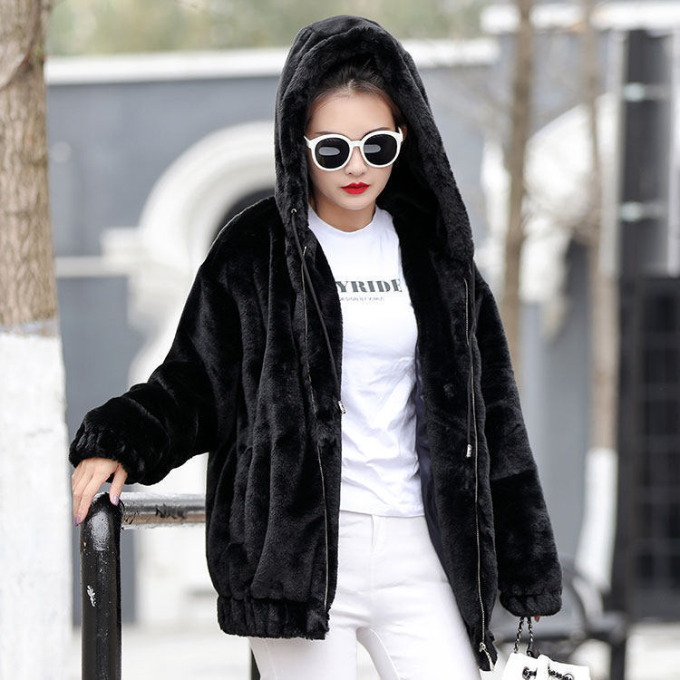 Cozy Flannel Hooded Winter Coat