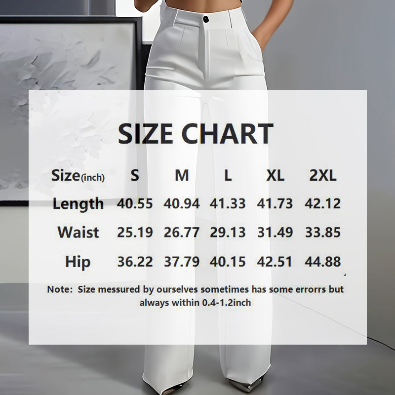 High Waisted Wide Leg Trousers