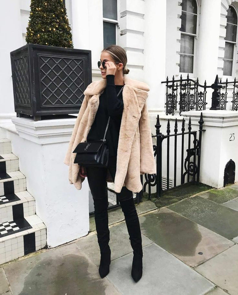 Effortless Warmth: Baggy Leisure Coat