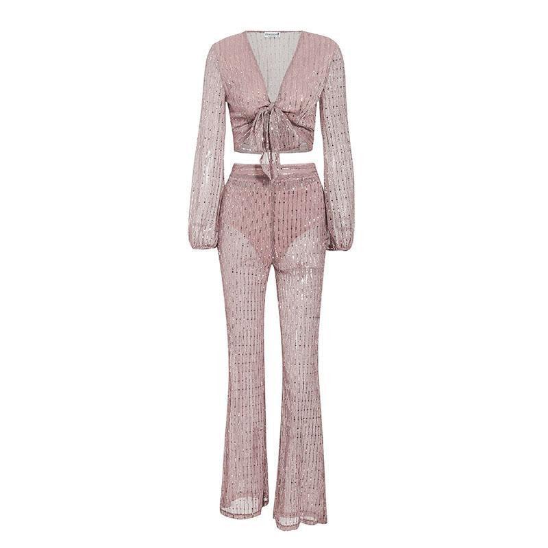 Wide-leg sexy casual jumpsuit-6