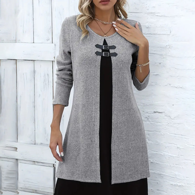 Colorblock Midi Daily Dress
