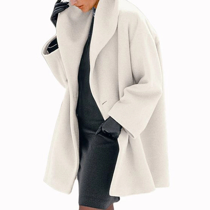 Cozy Multi-Color Woolen Sweater Coat