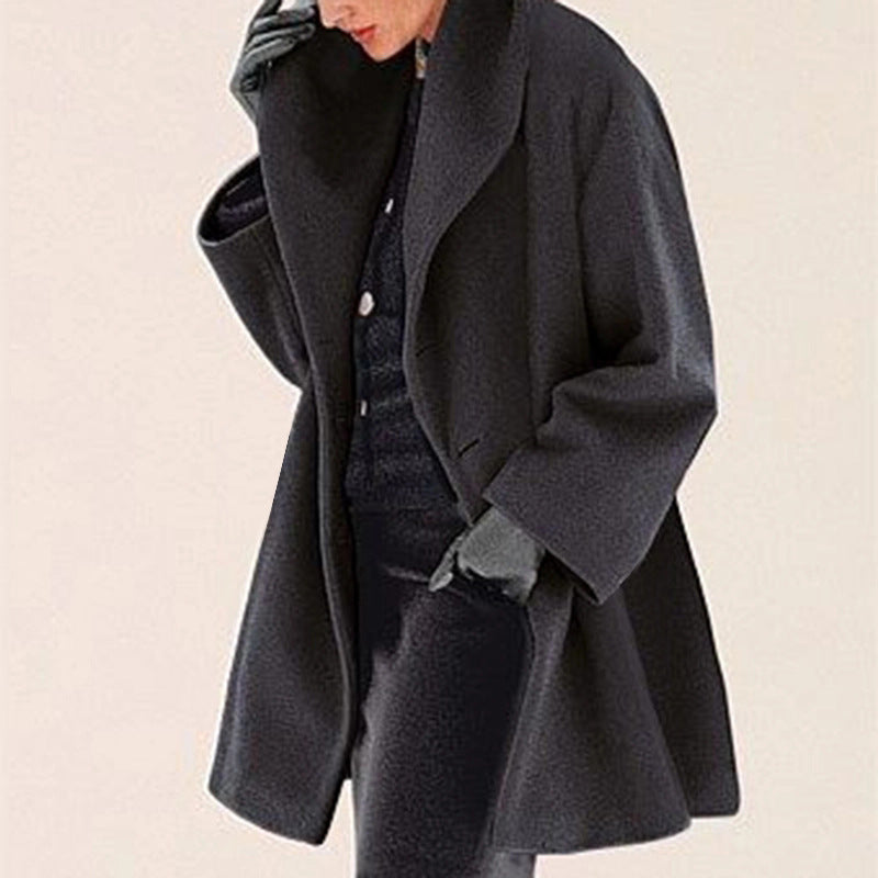 Cozy Multi-Color Woolen Sweater Coat
