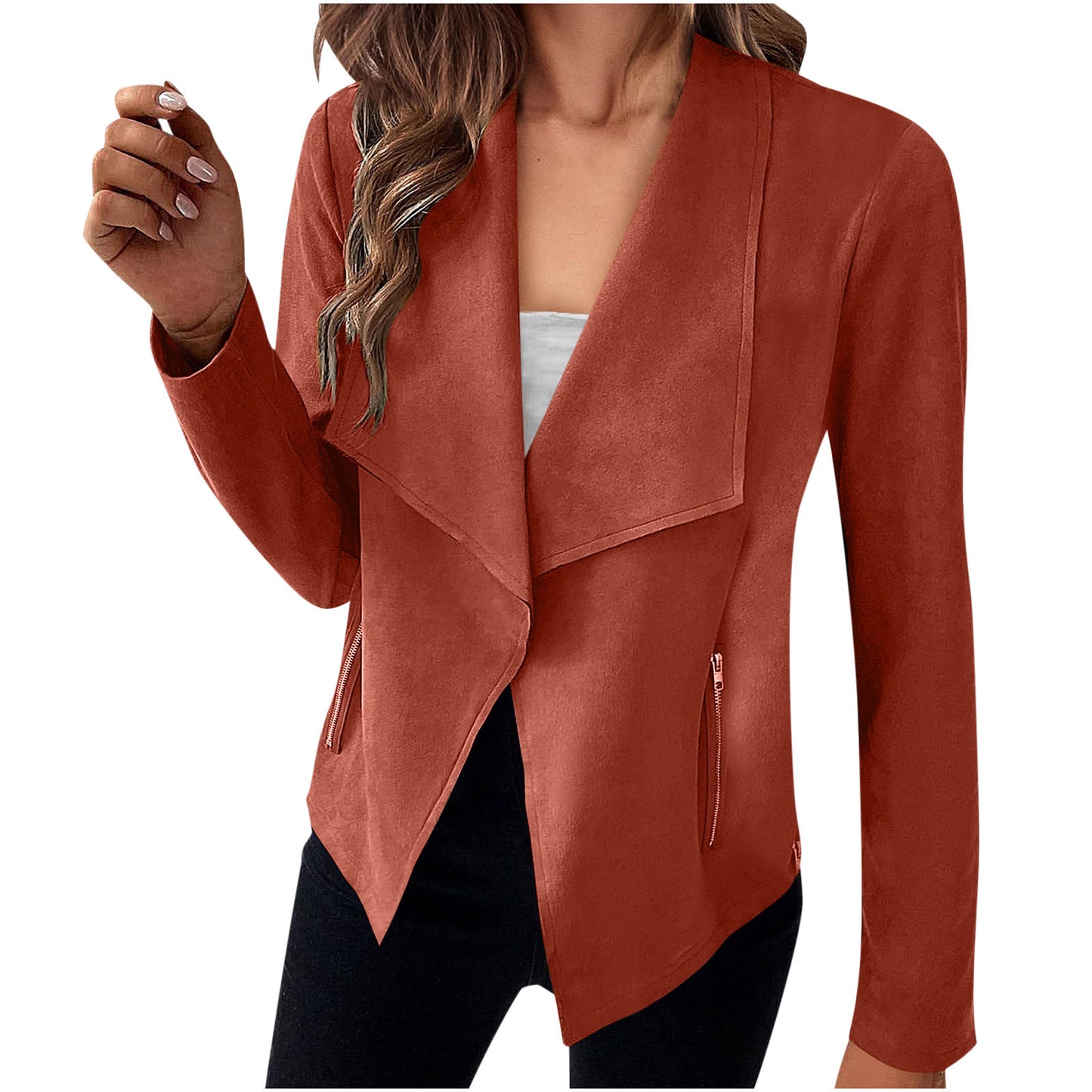 Chic Suede Coat for Effortless Style