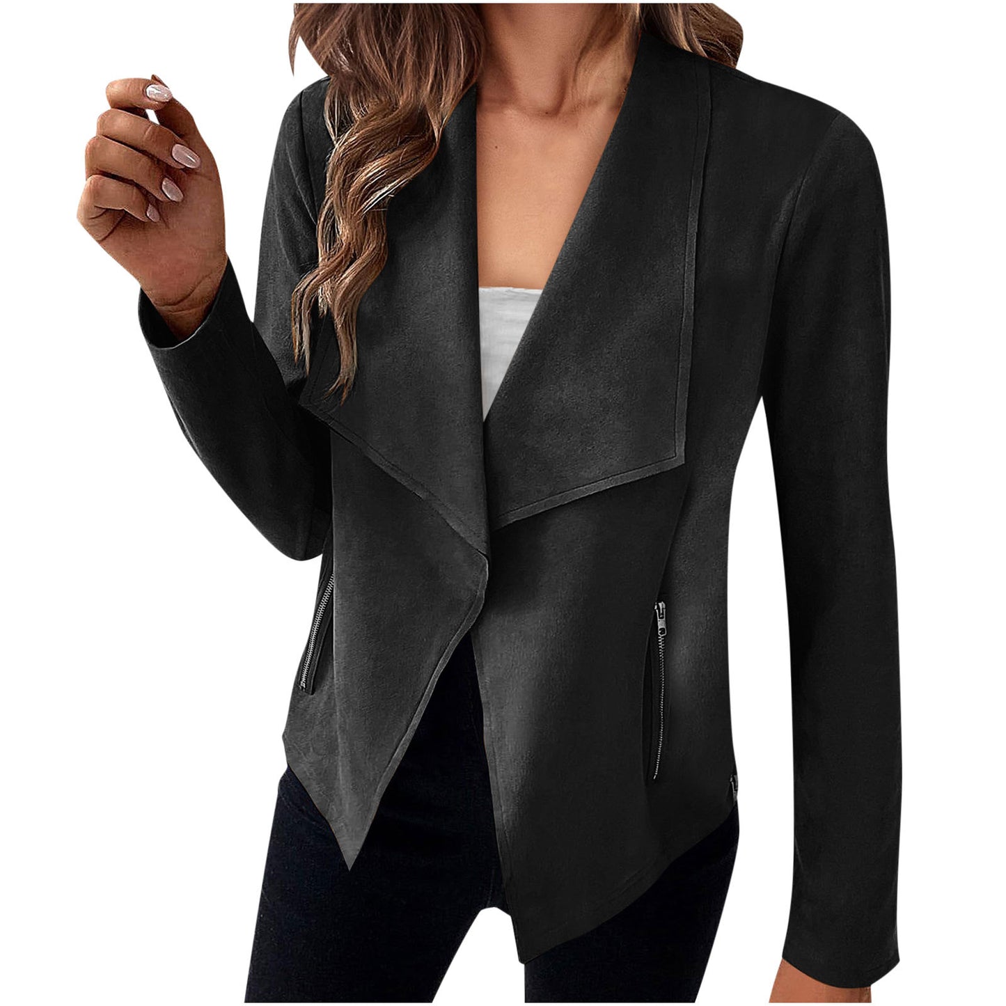Chic Suede Coat for Effortless Style