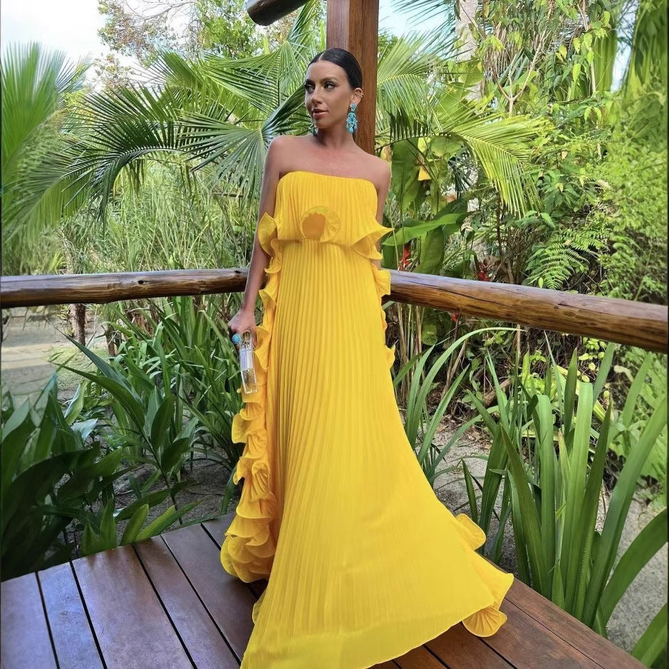 Strapless Evening Gown