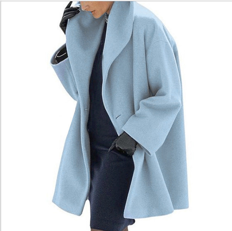 Cozy Multi-Color Woolen Sweater Coat