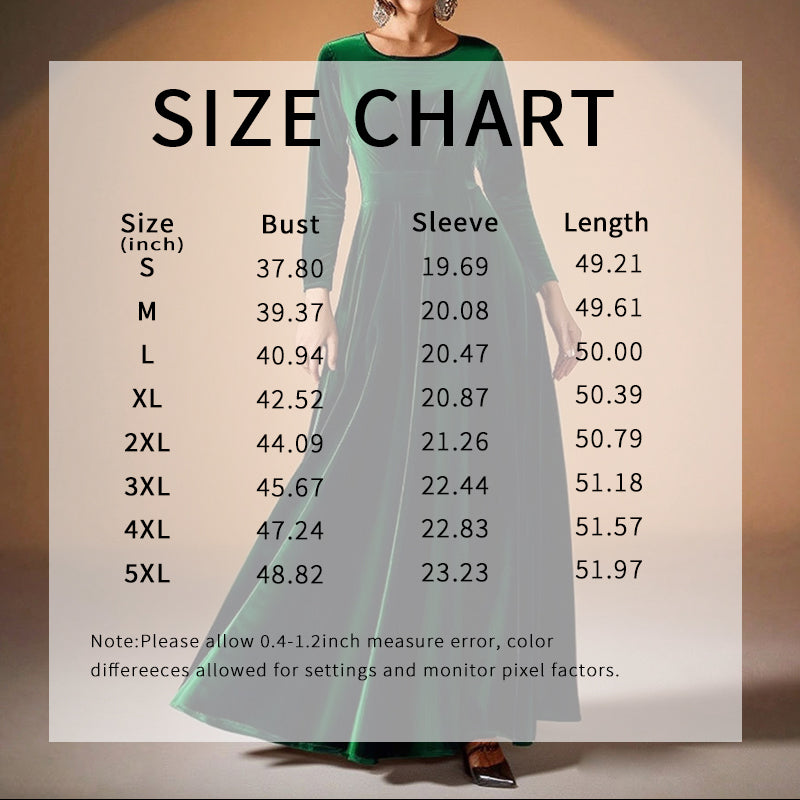 Velvet Pleated Long Sleeve Maxi Dress