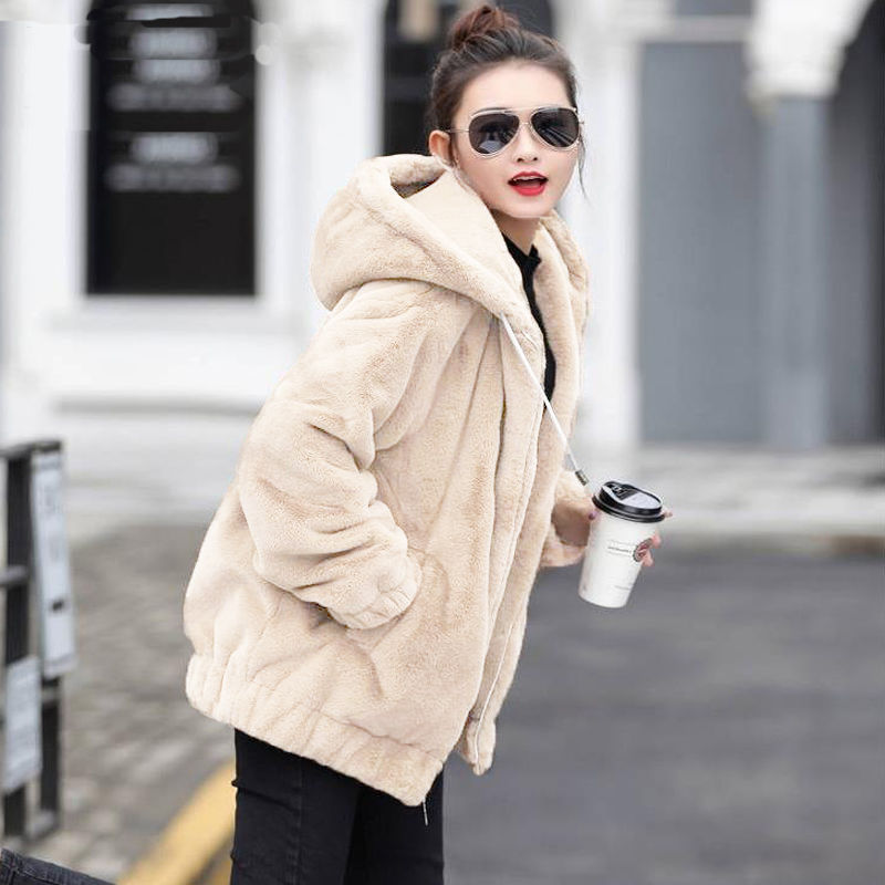 Cozy Flannel Hooded Winter Coat