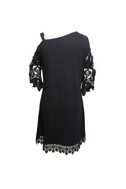 Ladies' Solid Color Off-Shoulder Tassel Dress | Chic and Trendy Style