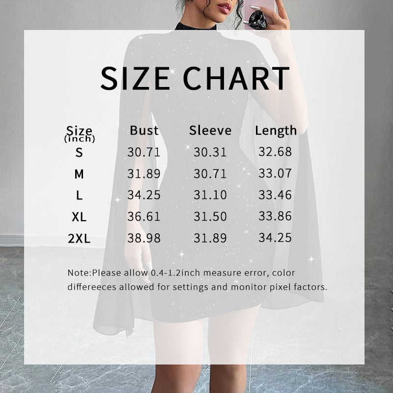 Glitter Bodycon Mini Cocktail Dress