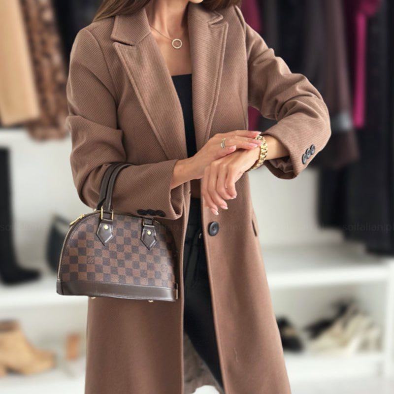 Notch Lapel Trench Coat Luxury