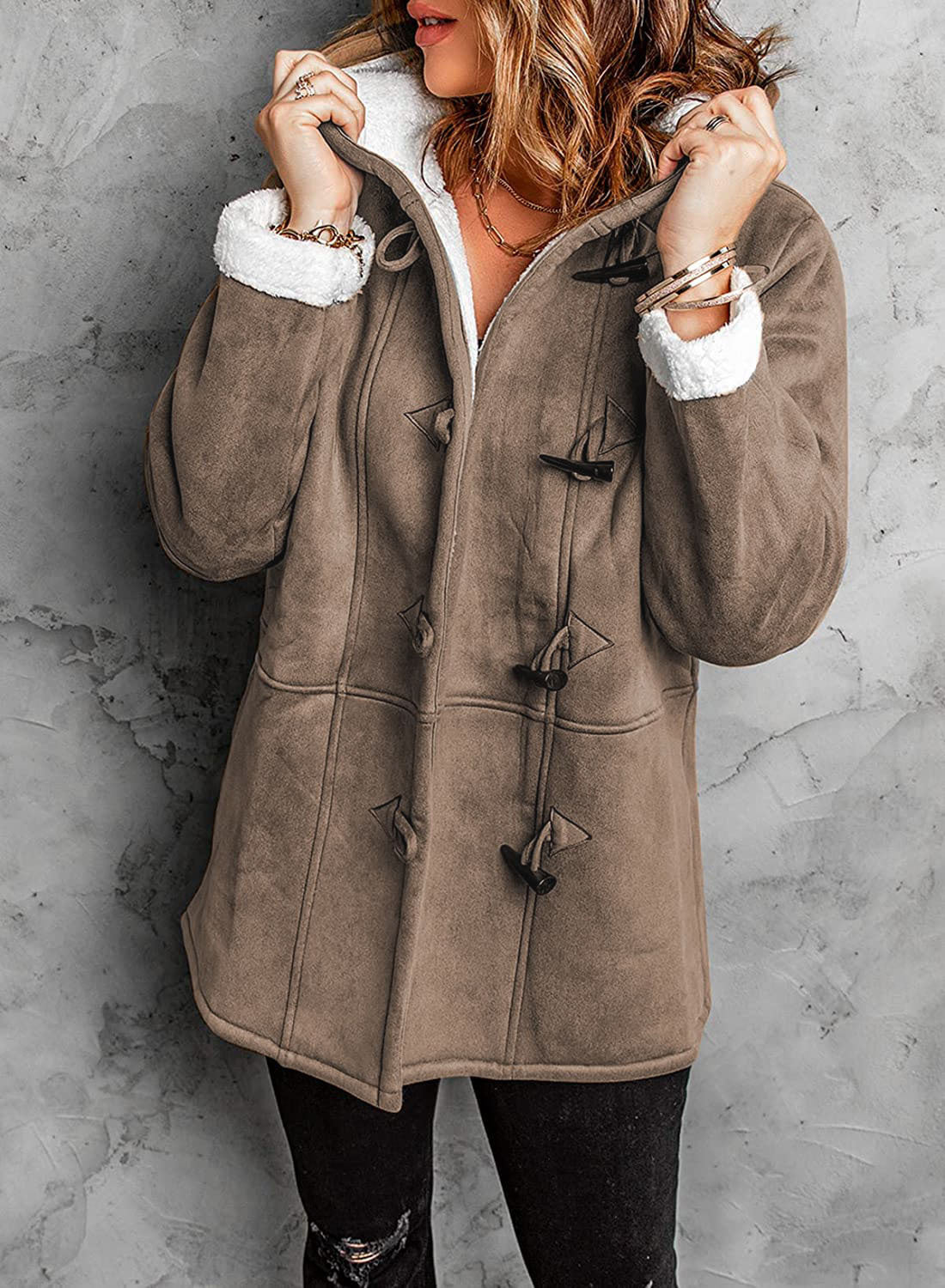 Mid-Length Windbreaker Coat