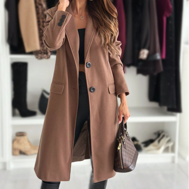 Notch Lapel Trench Coat Luxury