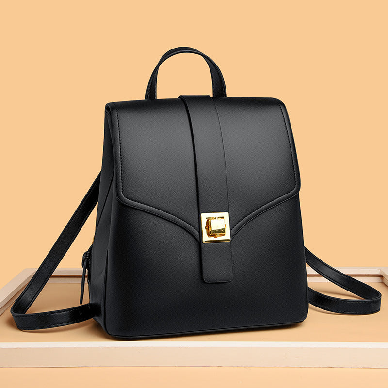 Women's Anti-Theft Lock Backpack - Travel Security Bag
