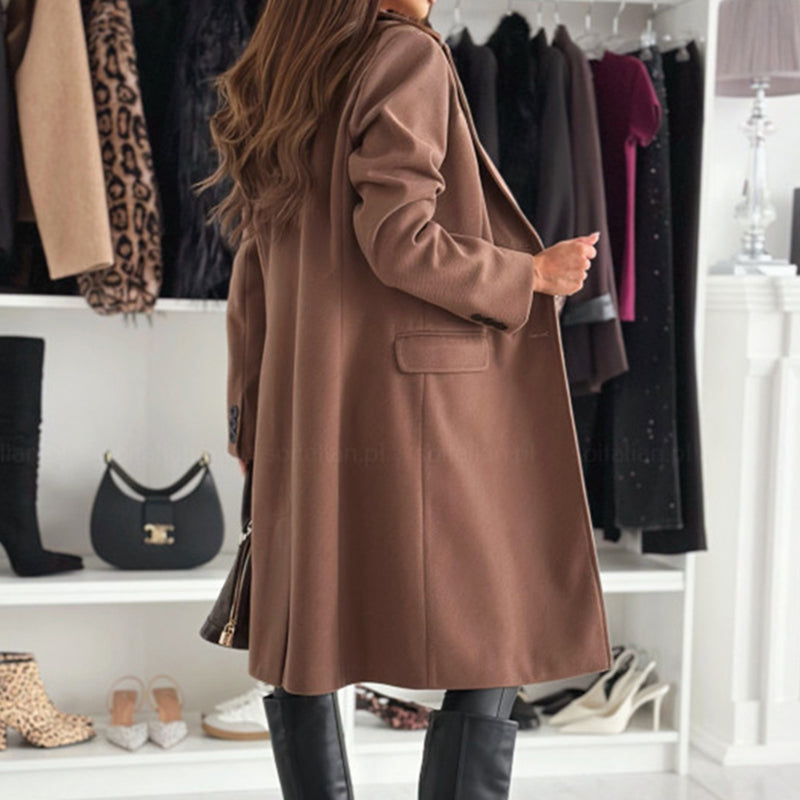 Notch Lapel Trench Coat Luxury