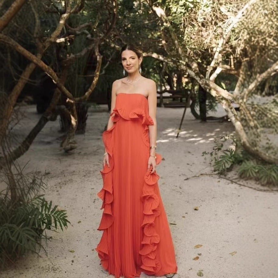 Strapless Evening Gown