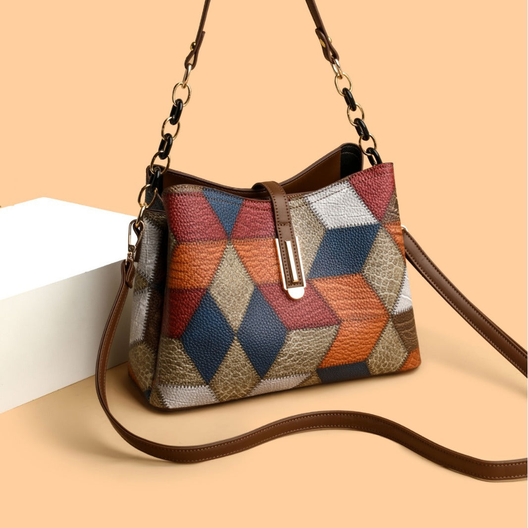 Retro Large-Capacity Shoulder Messenger Bag