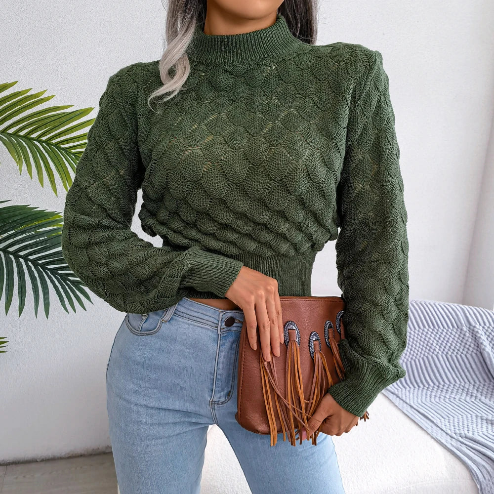 Textured Bubble Knit Layer