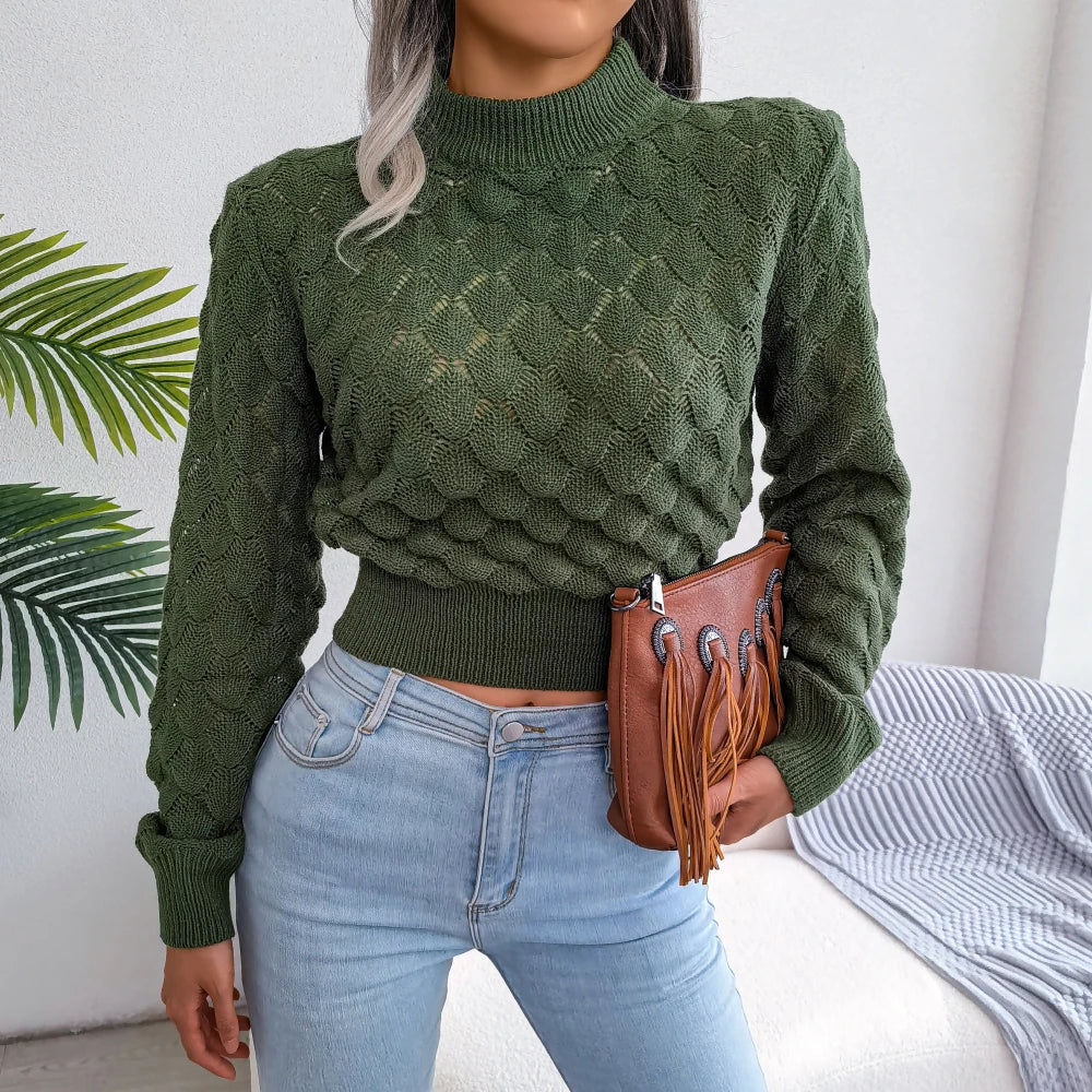 Textured Bubble Knit Layer