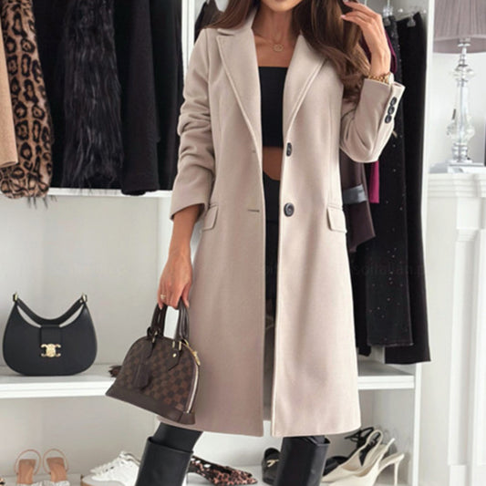 Notch Lapel Trench Coat Luxury