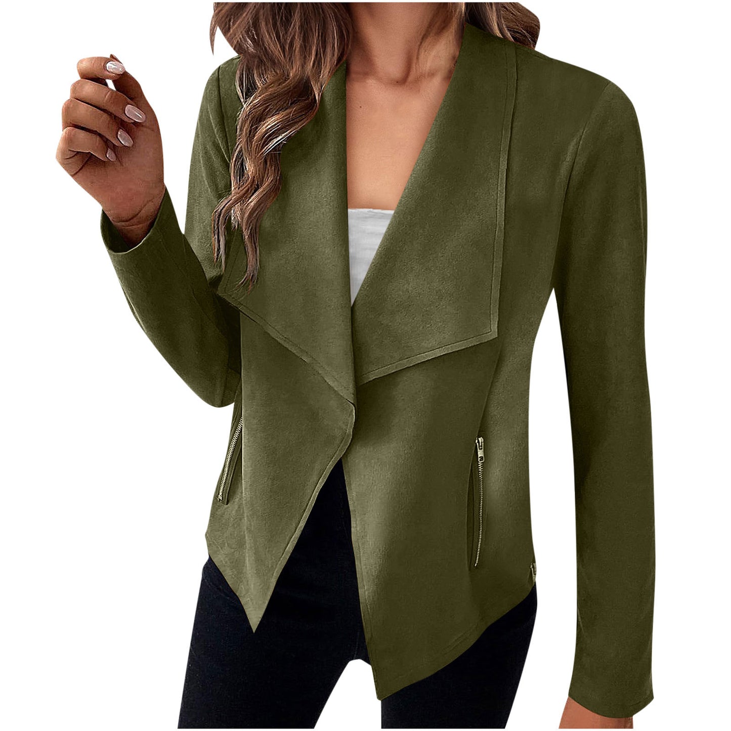Chic Suede Coat for Effortless Style
