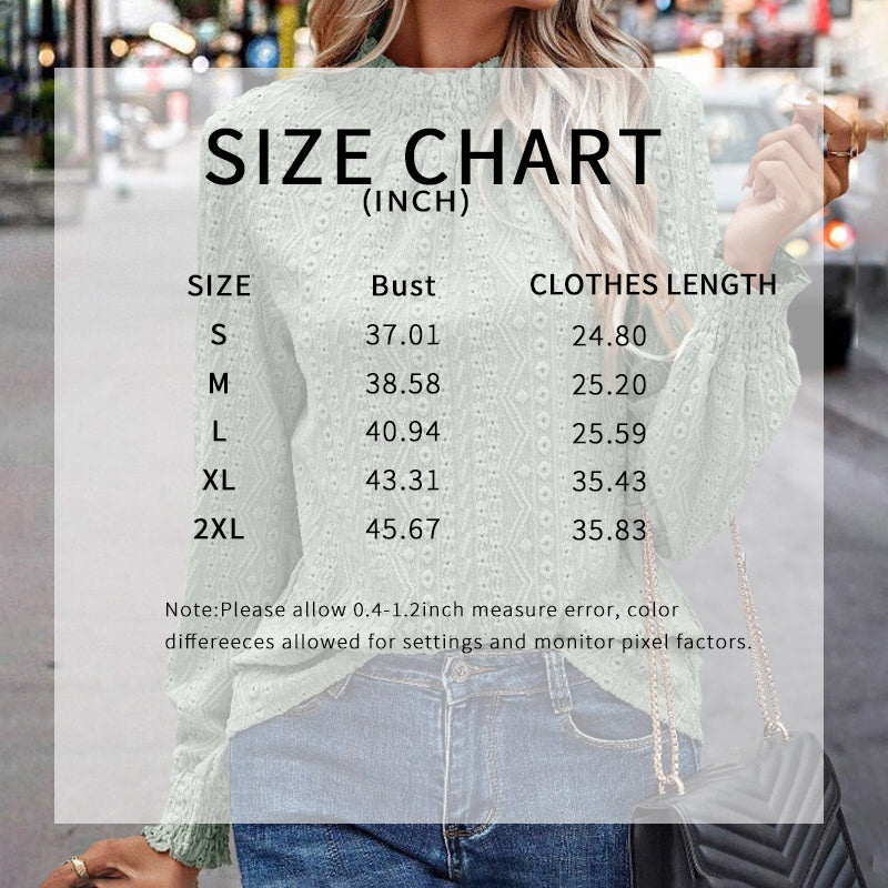 Textured Eyelet Blouse