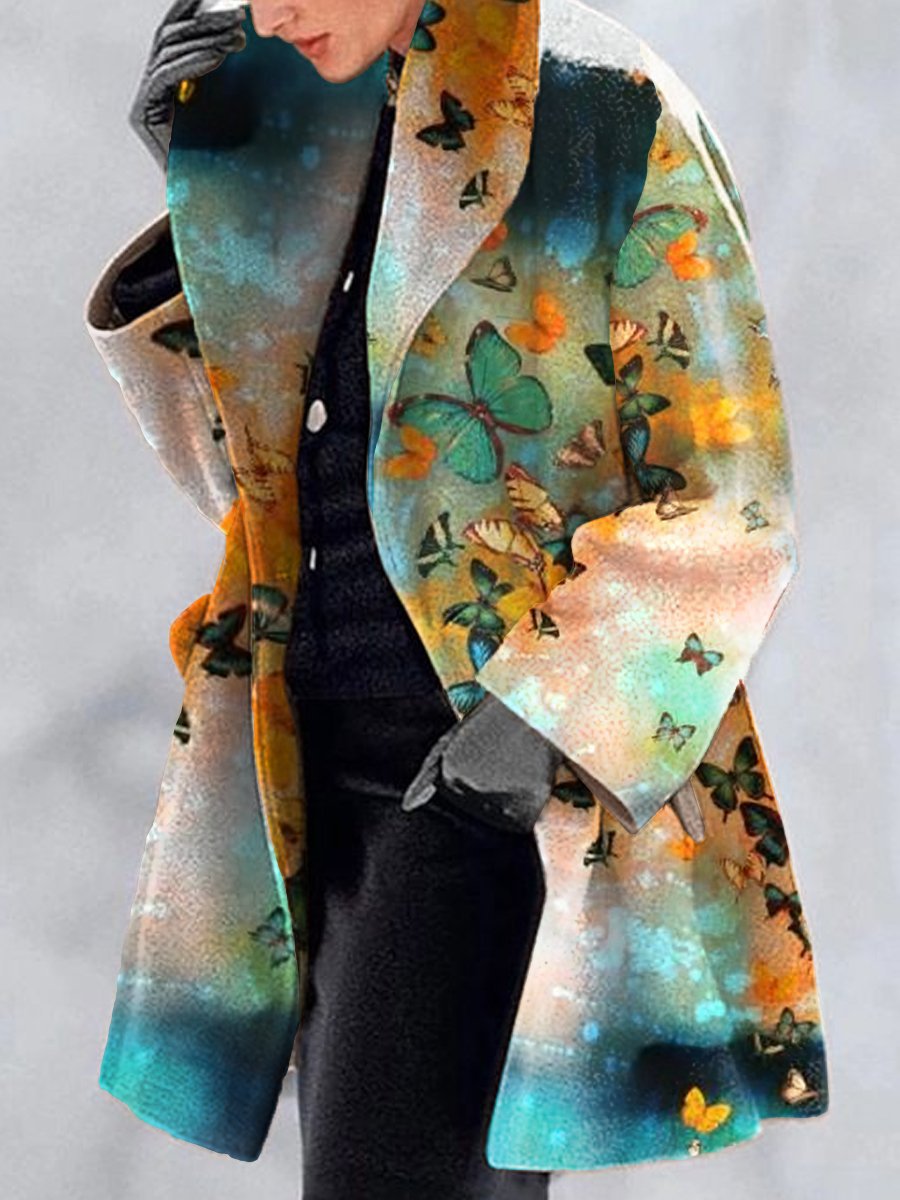 Retro Wool Lapel Jacket