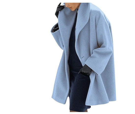 Cozy Multi-Color Woolen Sweater Coat