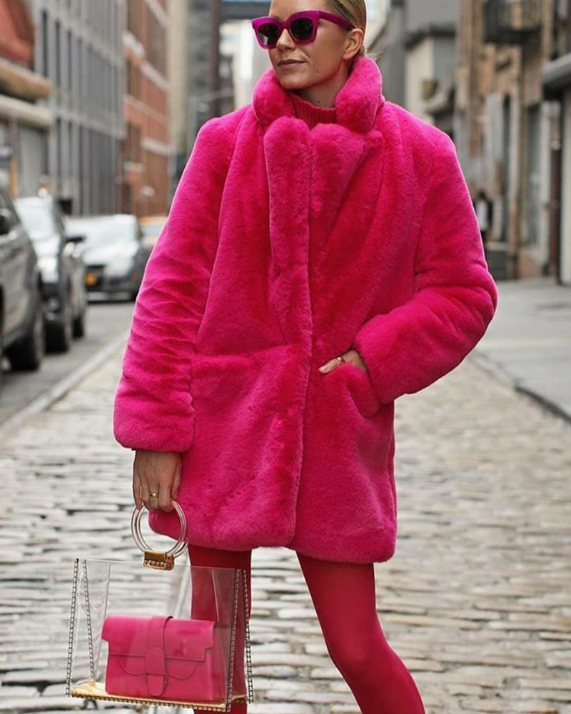 Effortless Warmth: Baggy Leisure Coat