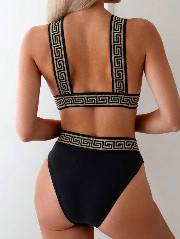 Black Bikini Set Casual