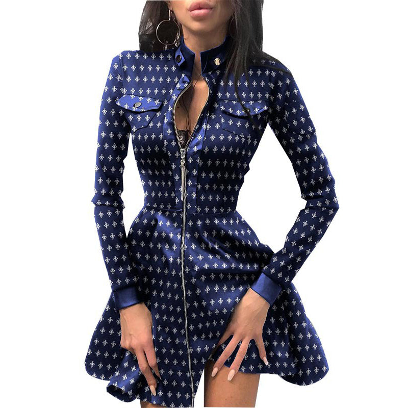 PU Leather Mini Party Dress