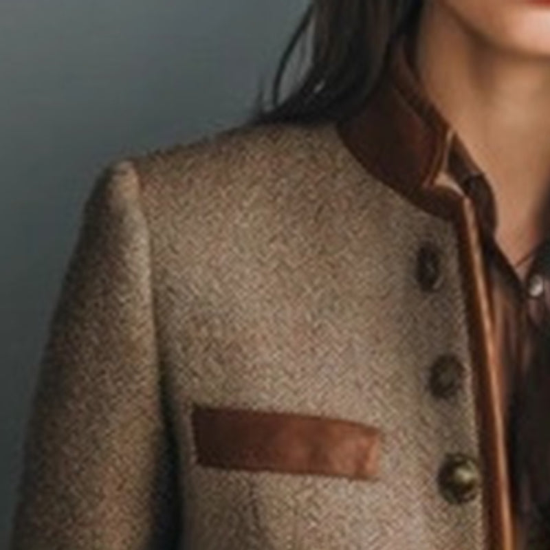 Retro Color Block Jacket