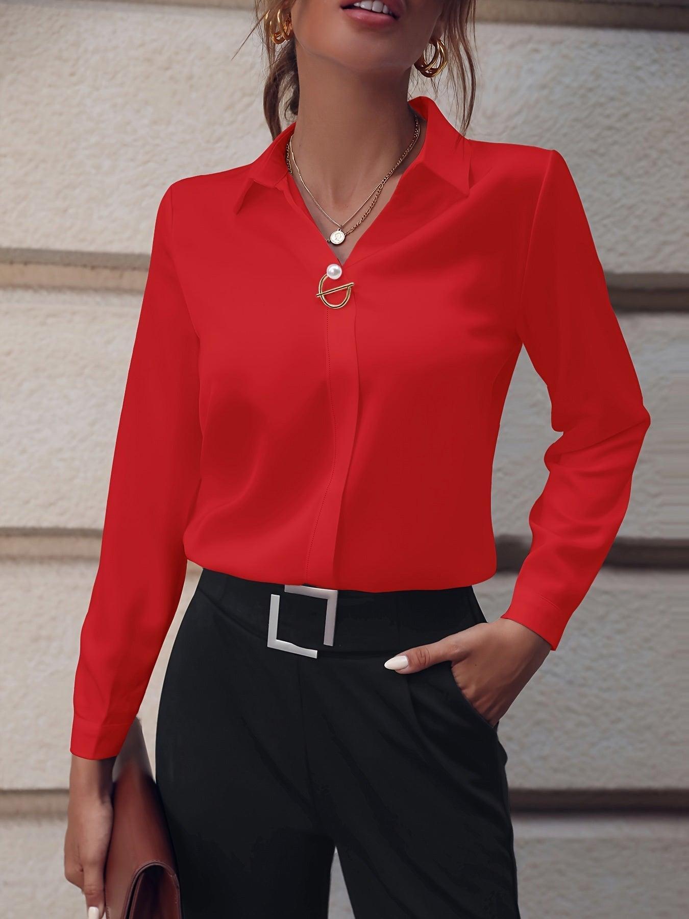 Minimalist White Blouse