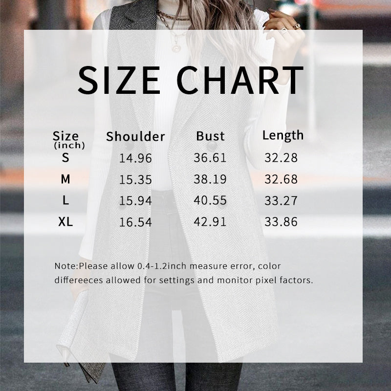 Sleeveless Blazer Vest Cardigan