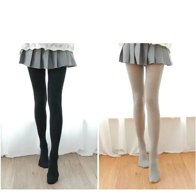 Adult Day White Silk Stockings Women''s Thin Summer-Black light grey-17