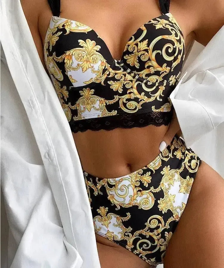 American Women's Swimwear Temperament Totem Explosion-10